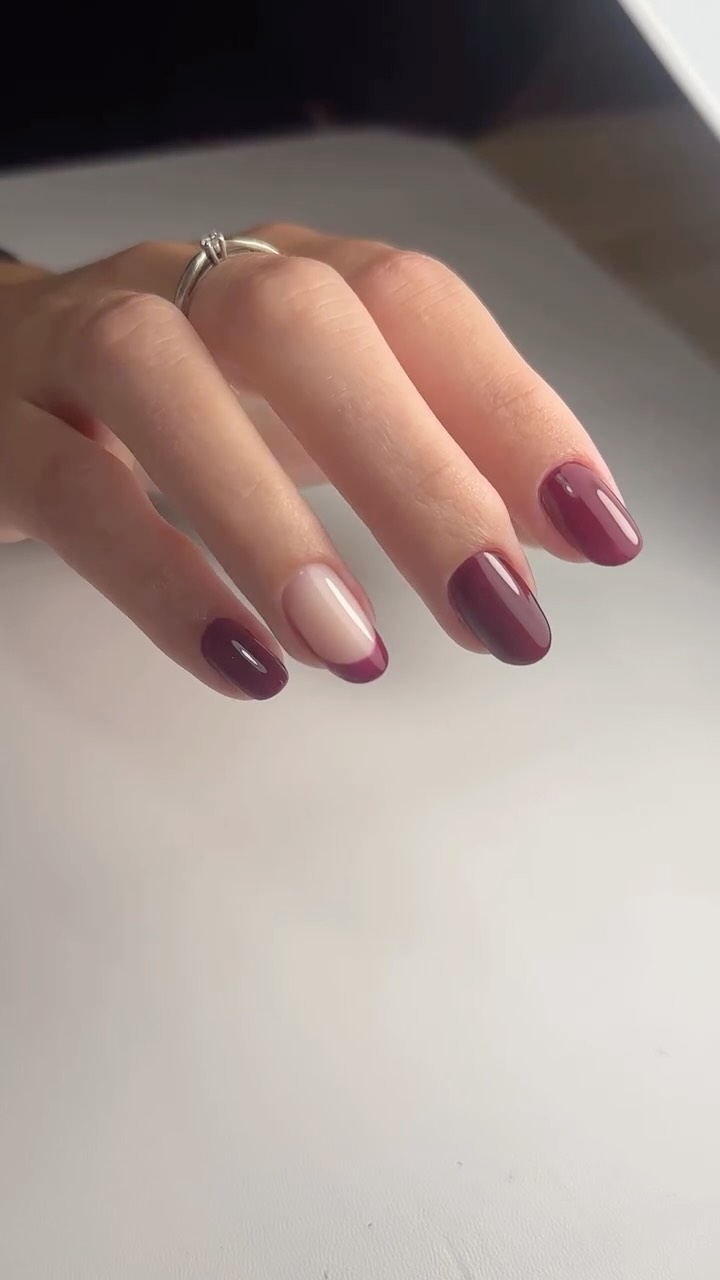 Renfort nude sur ongle naturel